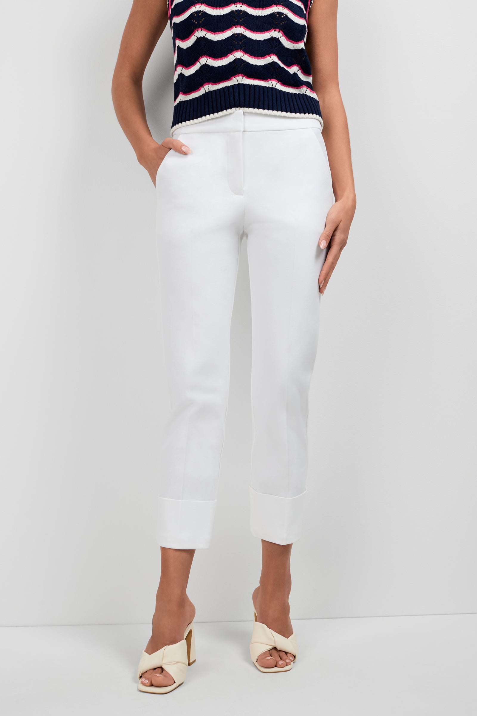 Banshee Cropped Cuff Hem Pant