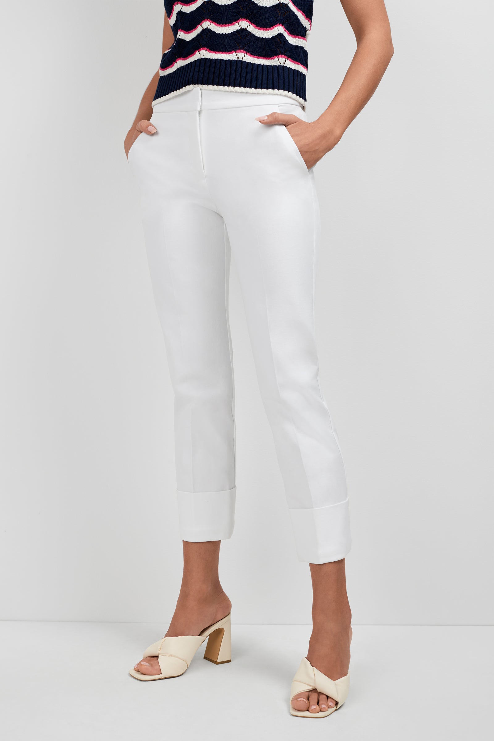 Banshee Cropped Cuff Hem Pant
