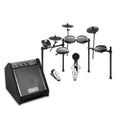 Alesis Nitro Mesh Electronic Drum Kit with DA25 Amp, Dual Zone Snare, 8&prime;&prime; Mesh Toms, 10&prime;&prime; Cymbals, 25W Amp