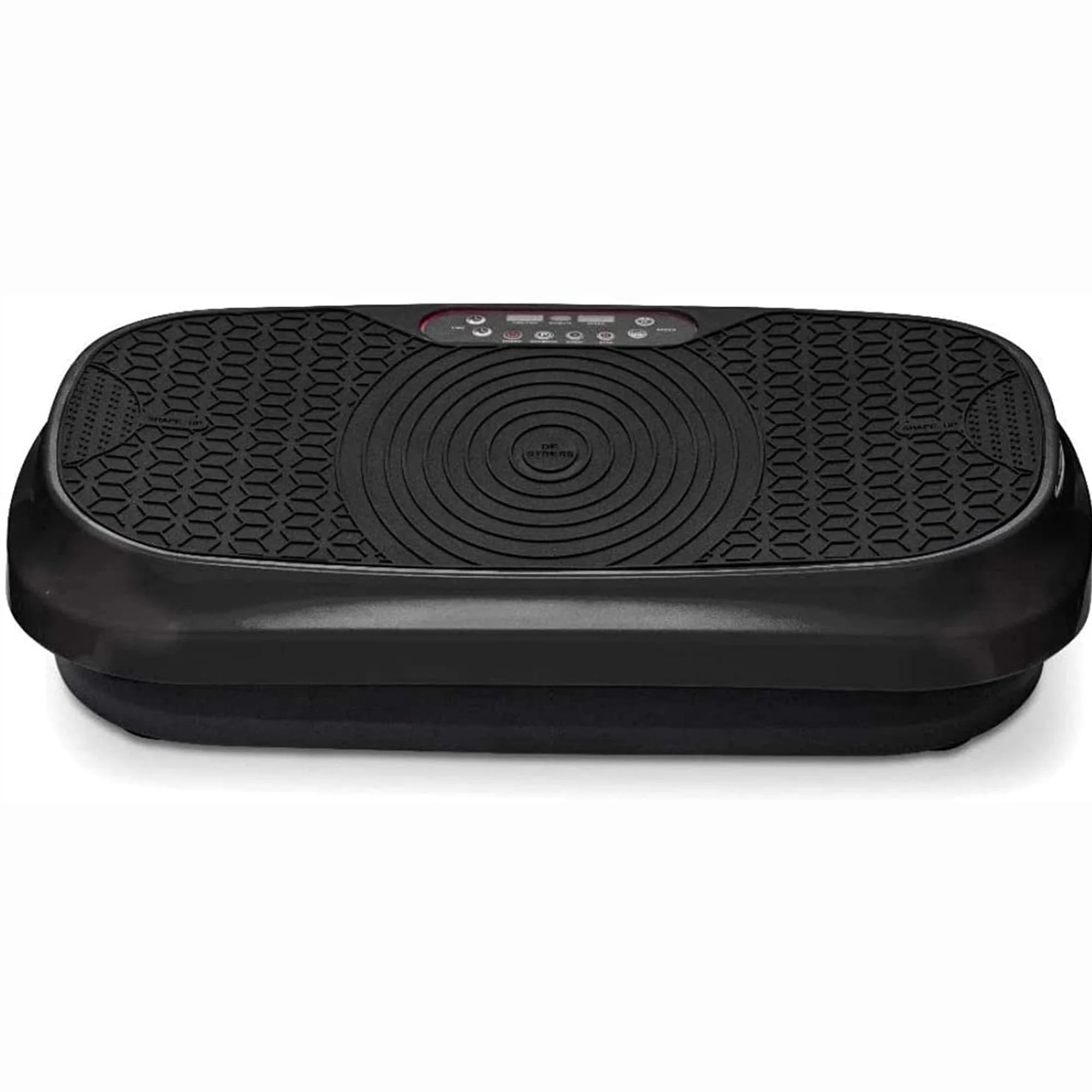 LifePro Waver Mini   Compact Vibration Plate Exercise Machine with Workout Bands, Black