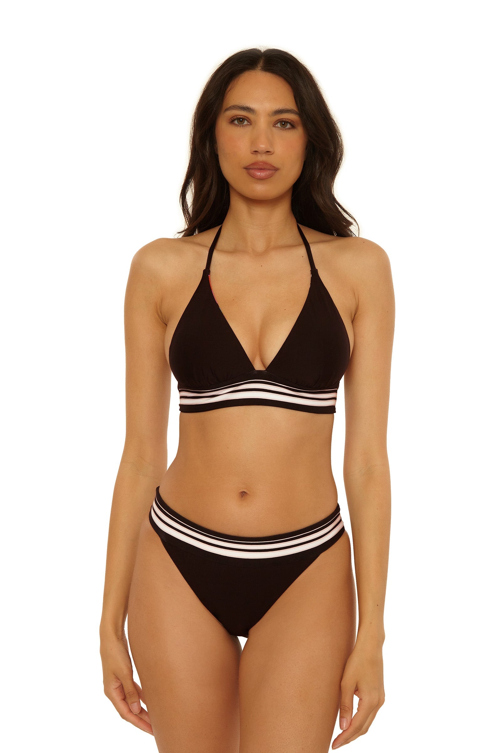 Reversible Hipster Swim Bottom - Bougainvillea