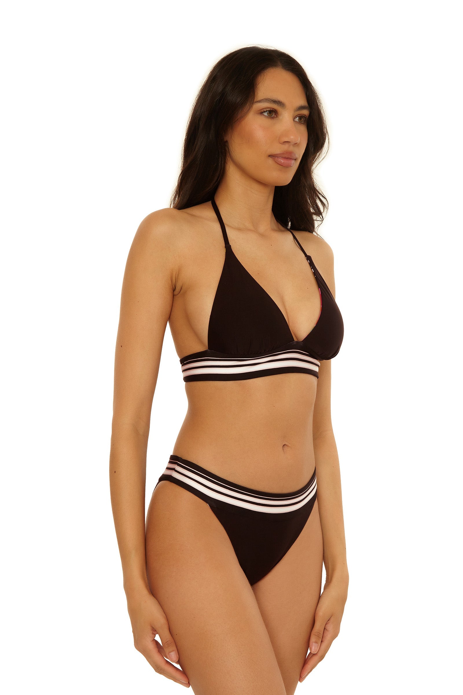 Reversible Hipster Swim Bottom - Bougainvillea