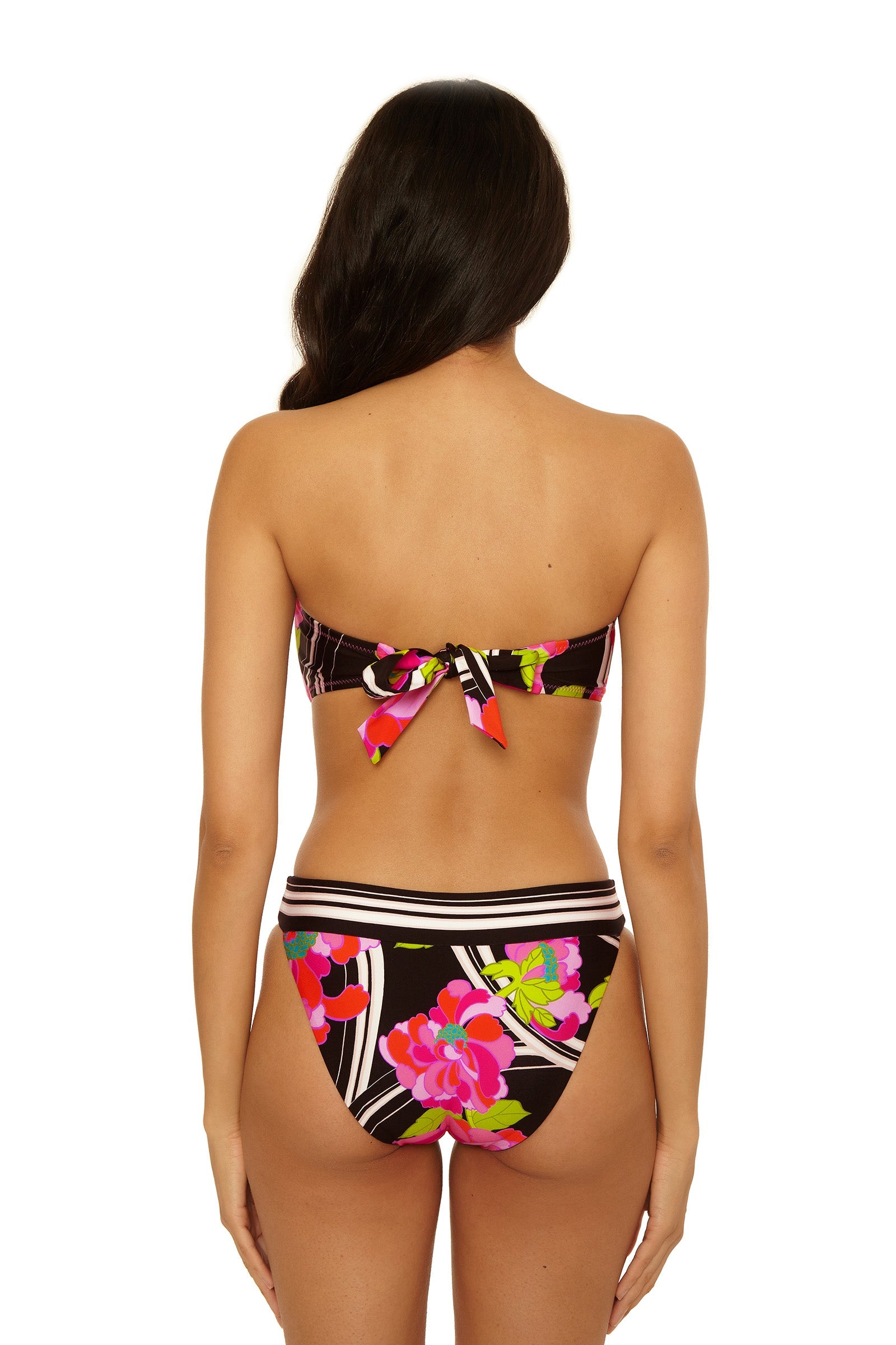 Reversible Hipster Swim Bottom - Bougainvillea