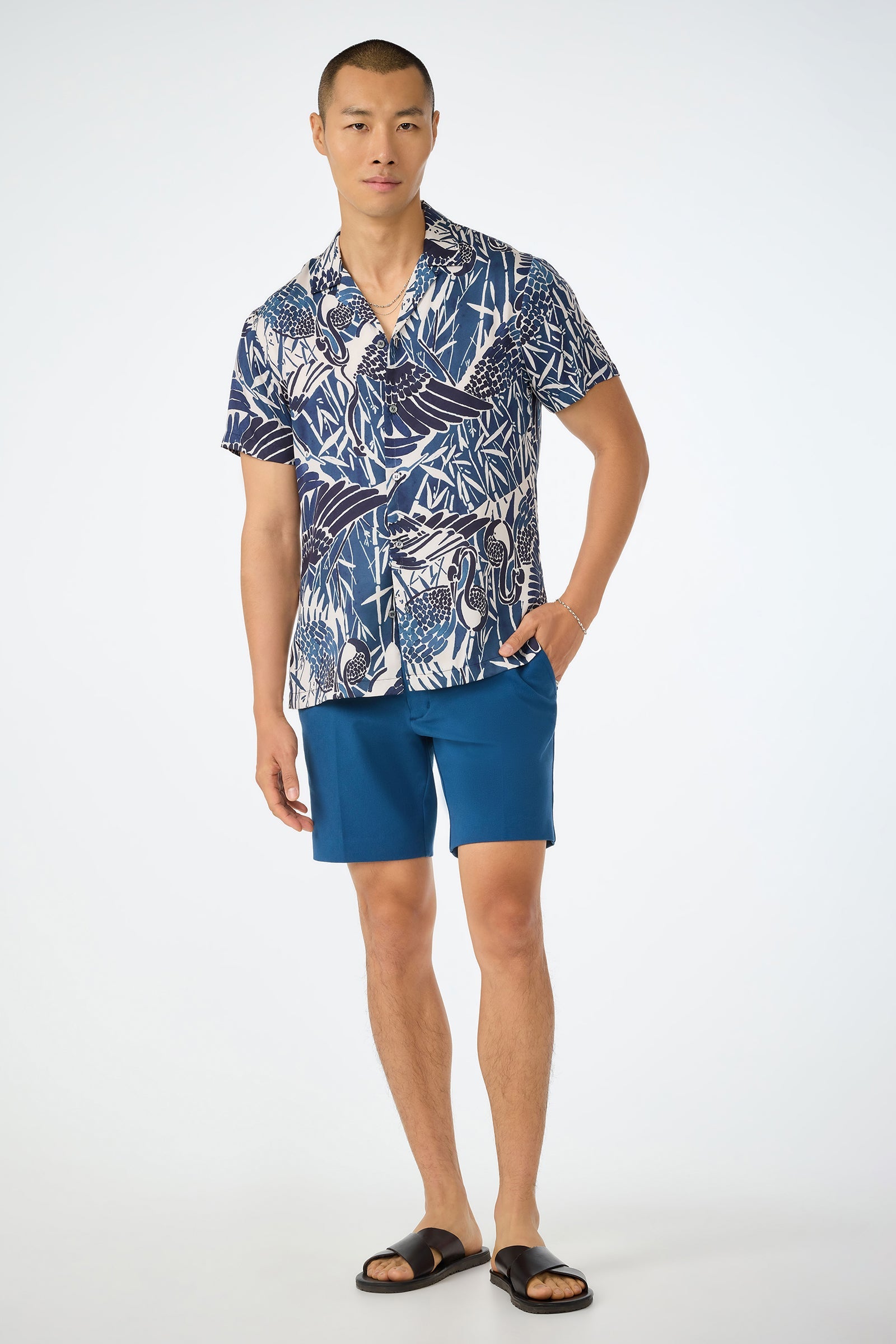Travis Short - Sumi Blue