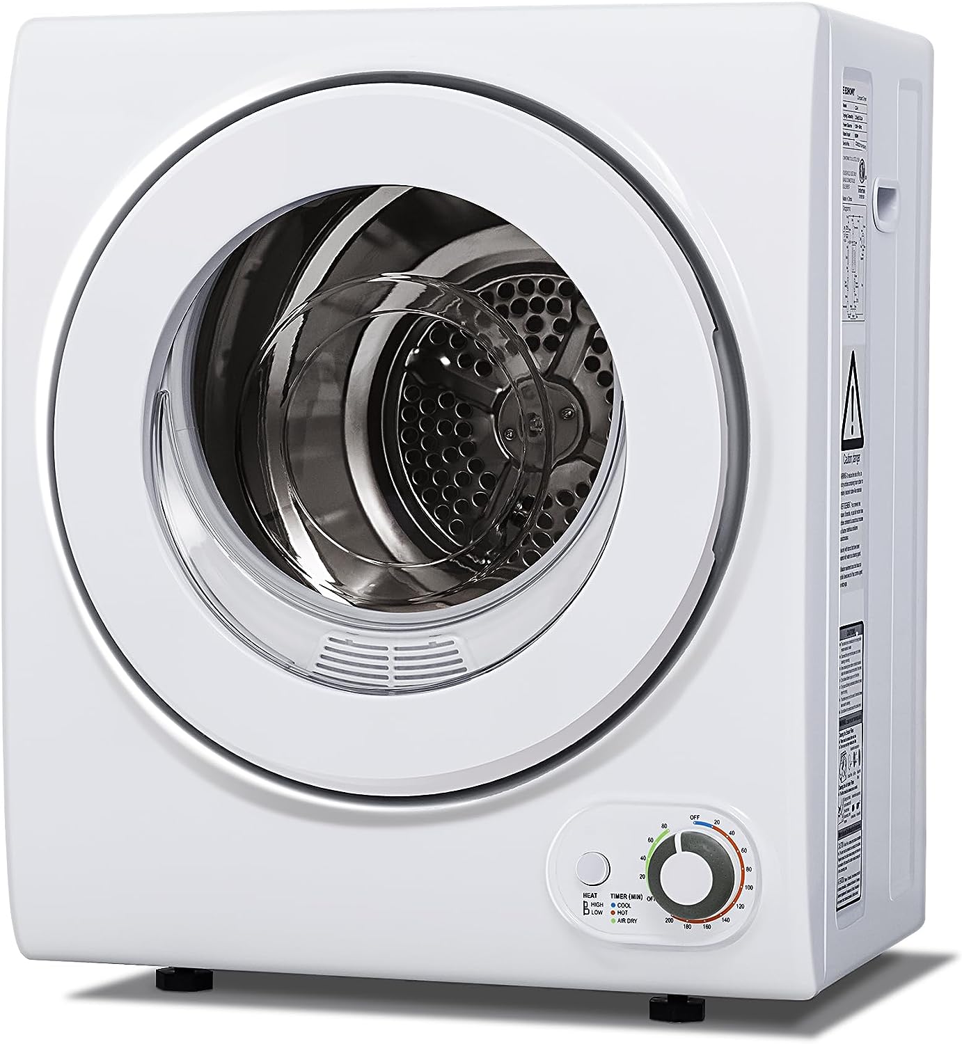 Euhomy Portable Clothes Dryer 850W, 1.5 cu.ft, Compact &amp; Quiet, Wall Mountable, ETL Certified, Ideal for Small Spaces