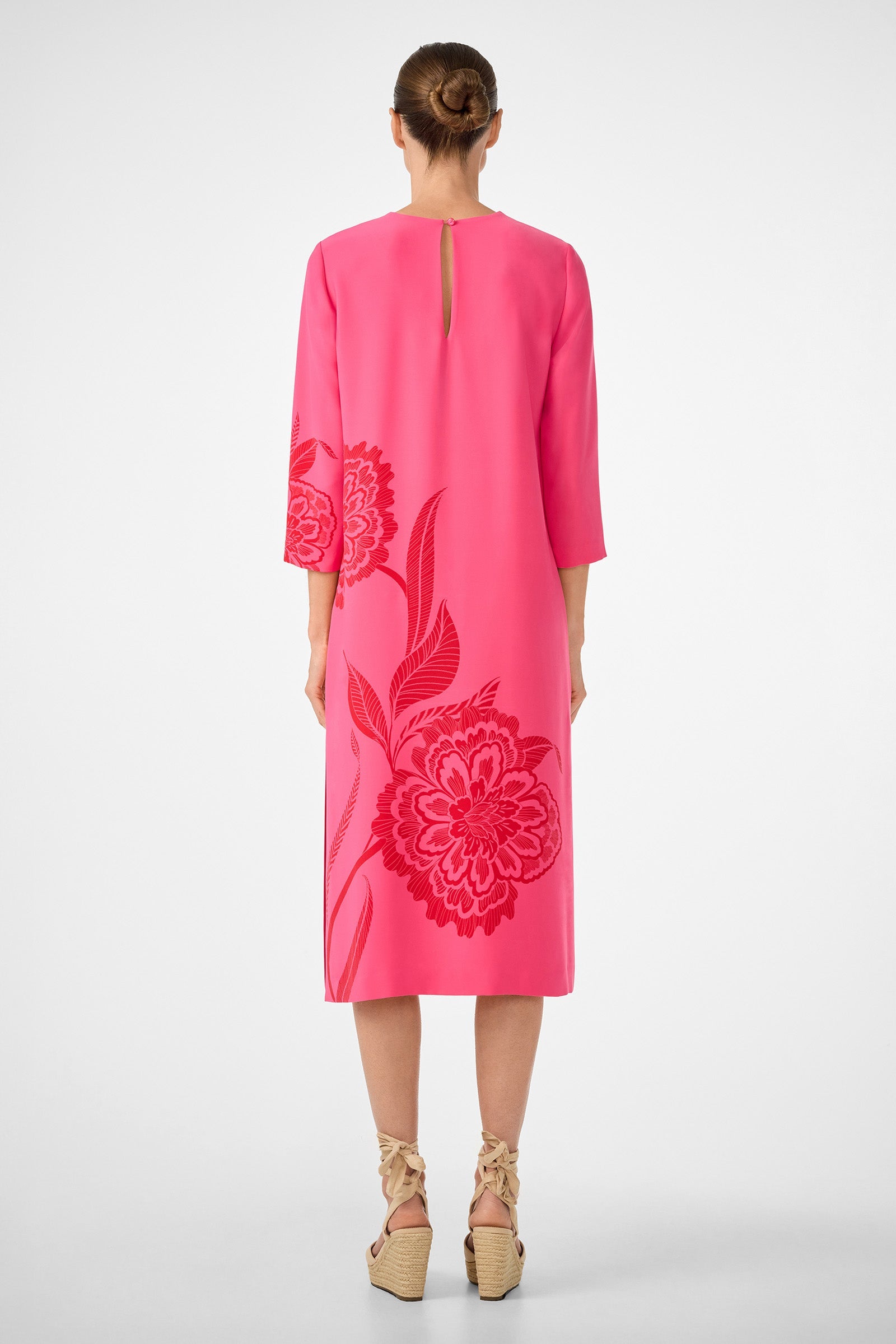 Cointreau 2 3/4 Sleeve Midi Dress