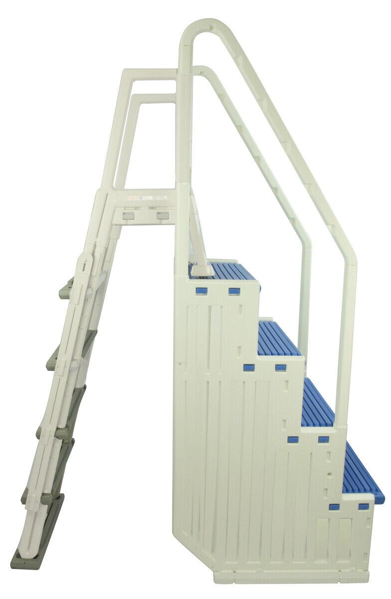 Confer Step 1 &amp; In Pool Ladder Above Ground Swimming Pool System �C Choose Color