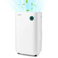 73 Pints 4500 Sq. Ft Quiet Air Dehumidifier for Basements with 5 Modes, 3 Color Indicator Light, 1.7 Gallon Water Tank, 24H Timer