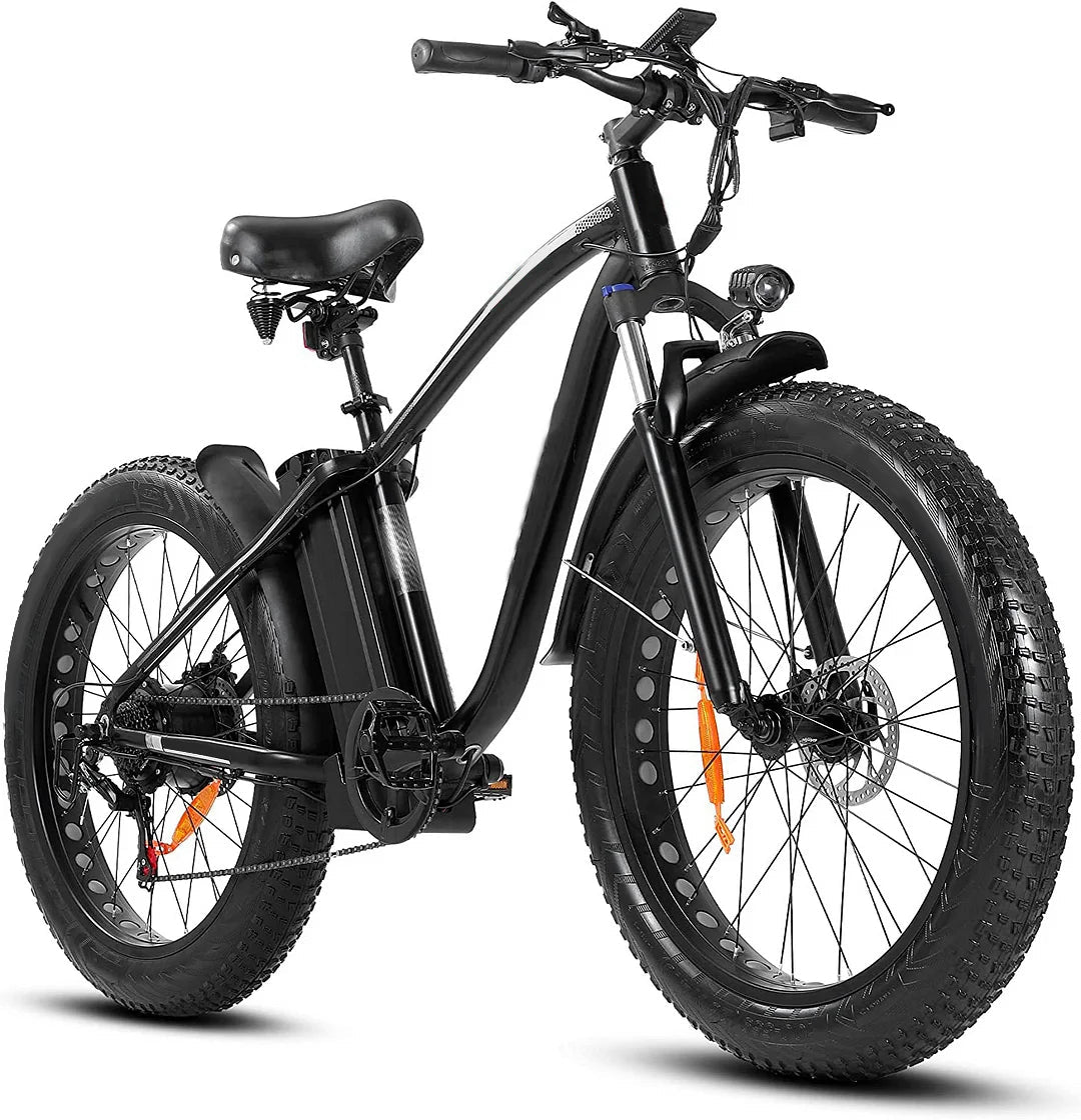 Outdoor electric bike with 48V/15Ah lithium battery &ndash; Black