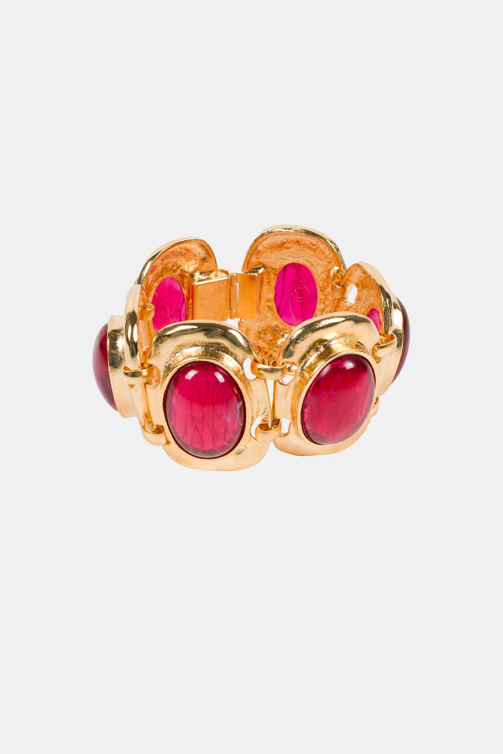 Ruby Cabachon Bracelet