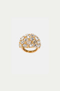 Cluster Stone Dome Ring