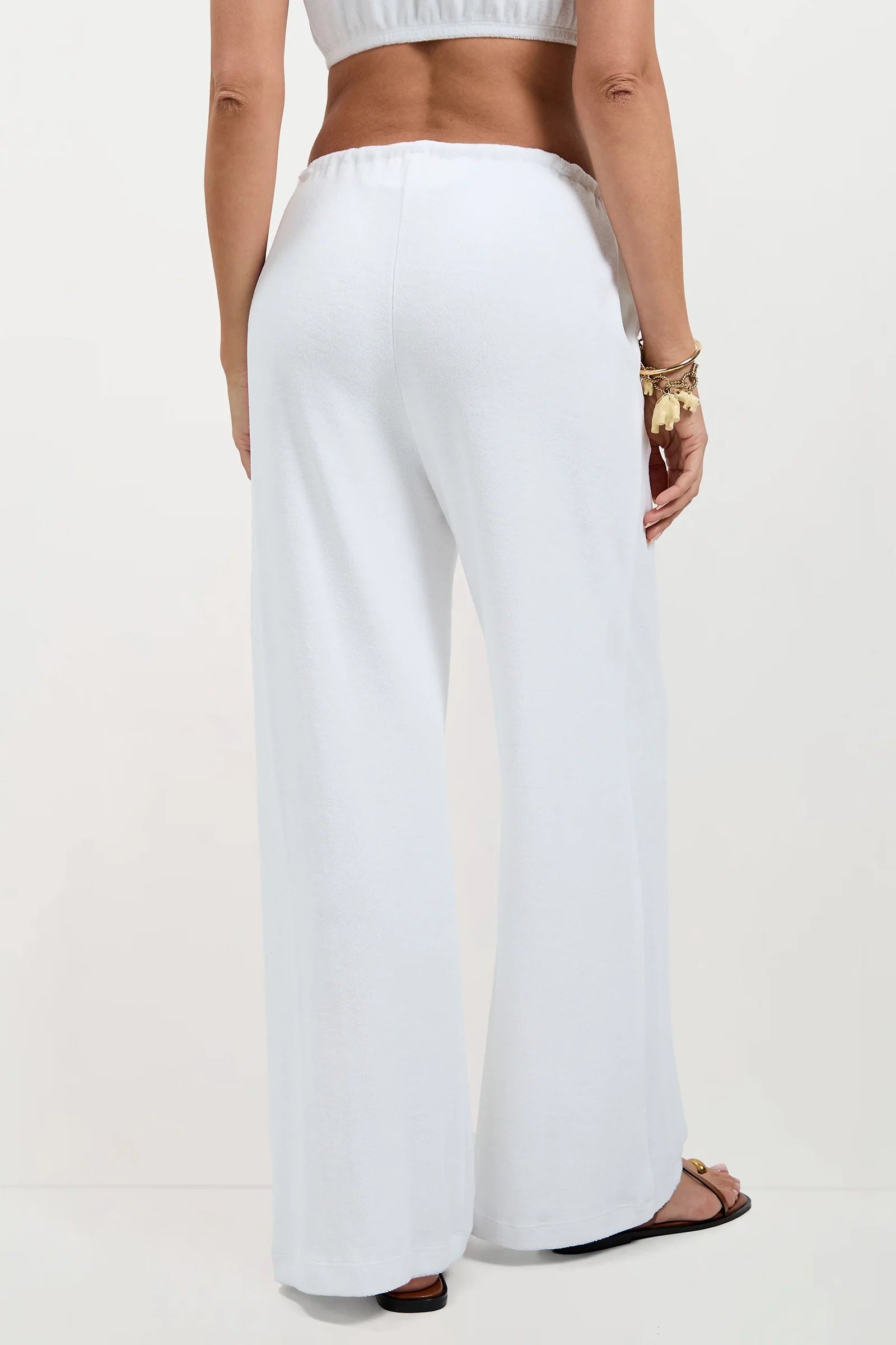 Linsk Wide-Leg Pant - Poolside Terry