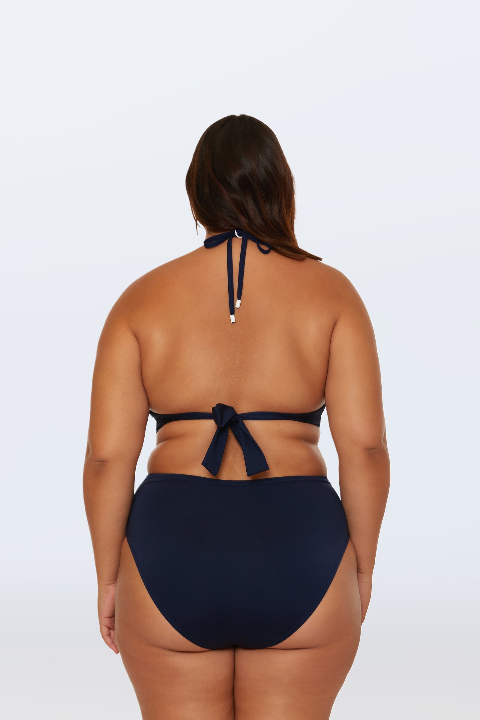 Monaco Pleated High-Waist Bikini Bottom