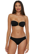 Monaco Buckle Bandeau Swim Top