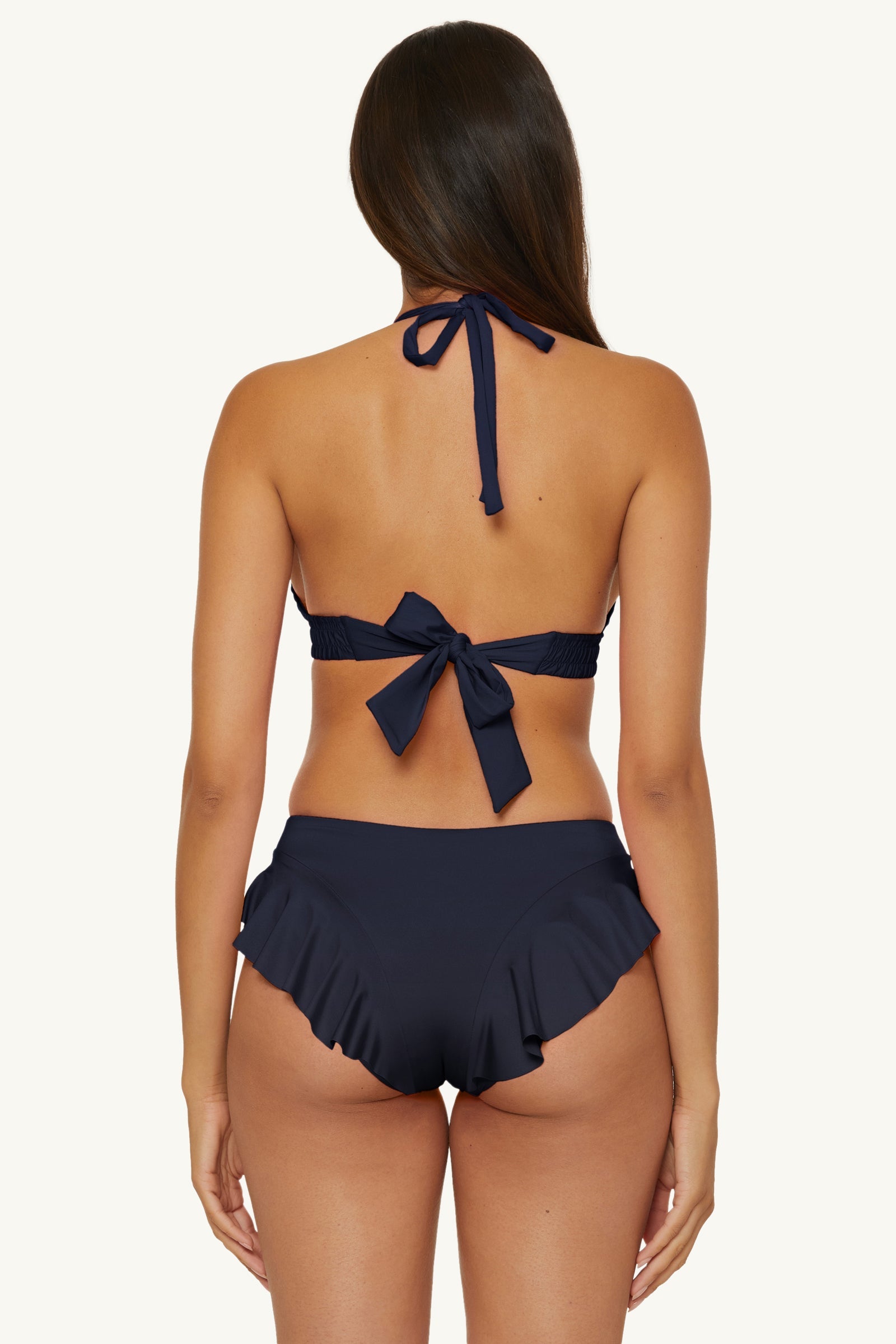 Ring Halter Swim Top - Monaco
