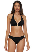 Monaco Banded Halter Swim Top