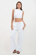Linsk Wide-Leg Pant - Poolside Terry