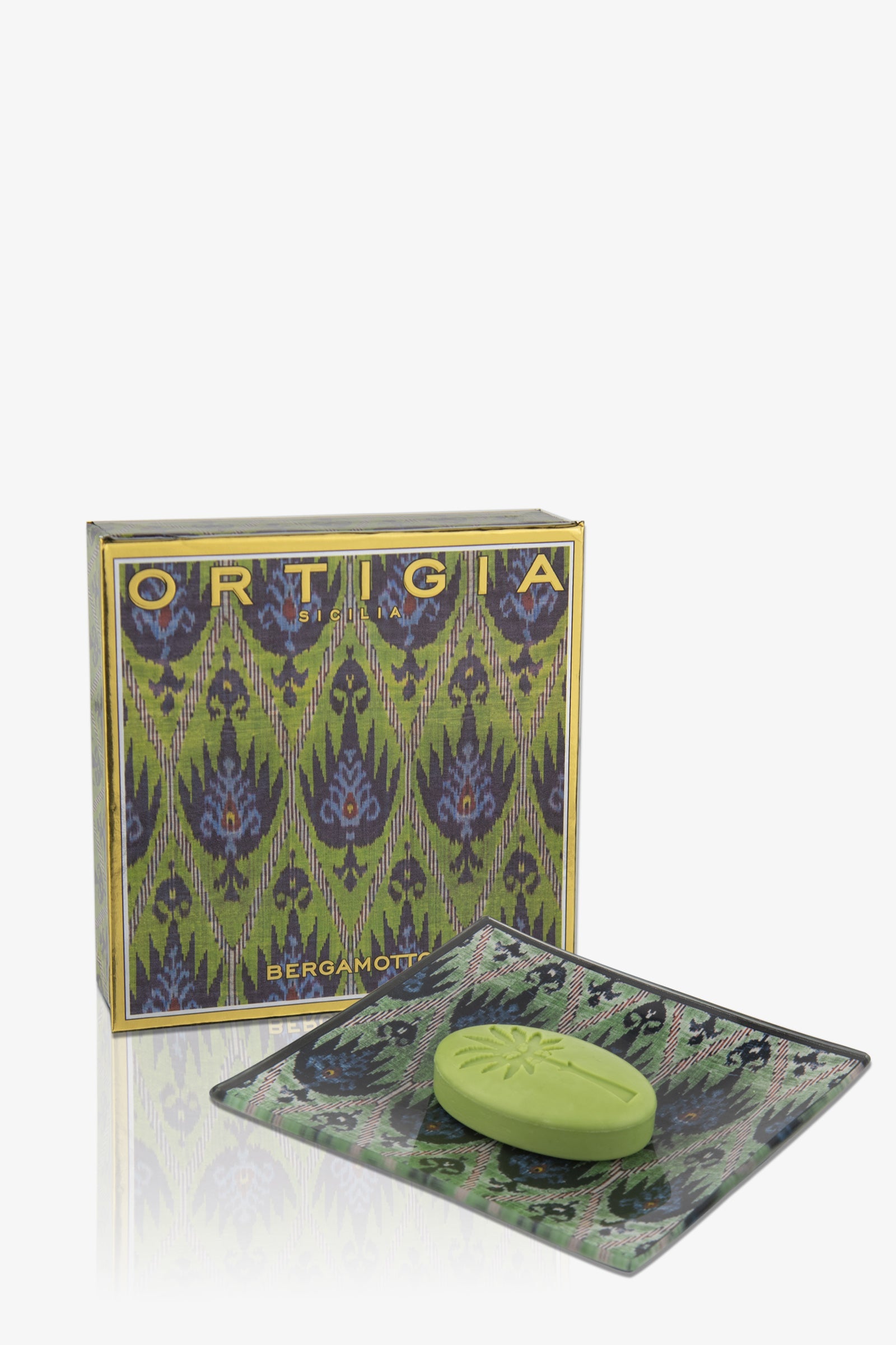 Ortigia Glass Plate & Soap