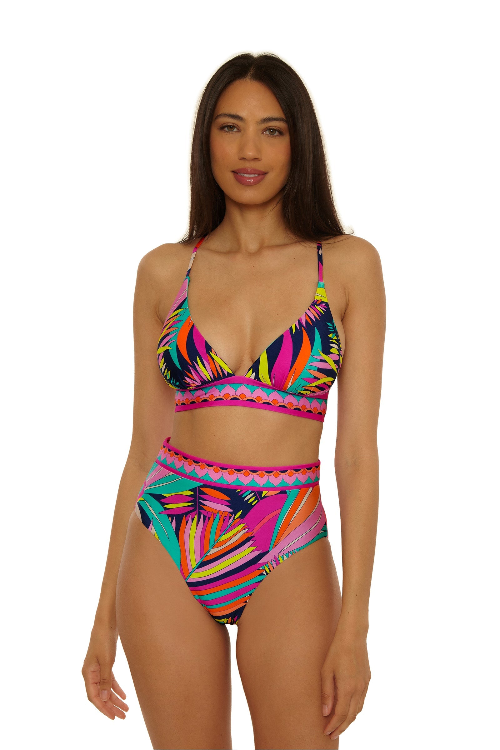 High-Waist Reversible Swim Bottom - Paralia
