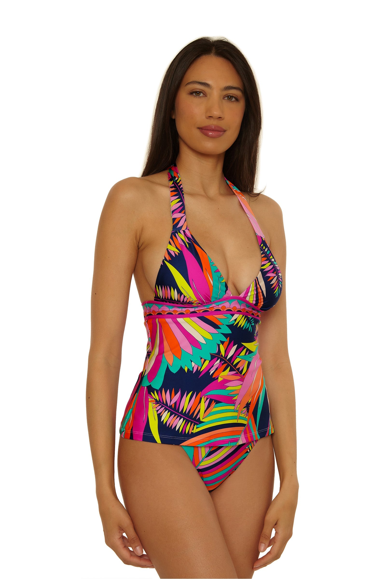 Banded Tankini Swim Top - Paralia
