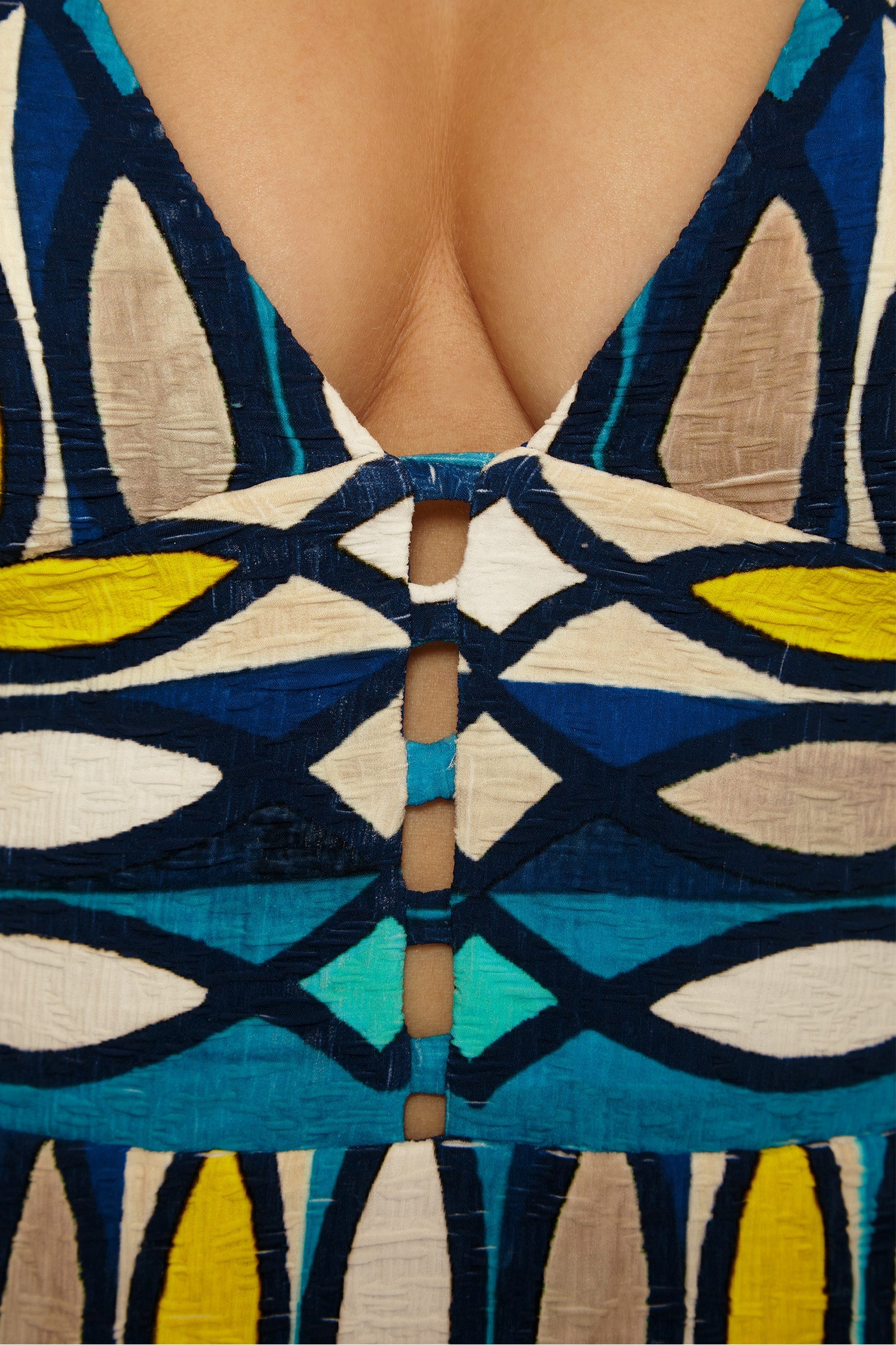 Empire Waist One-Piece Swimsuit - Paros