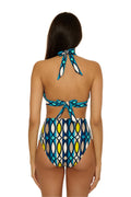 High-Waist Belted Swim Bottom - Paros