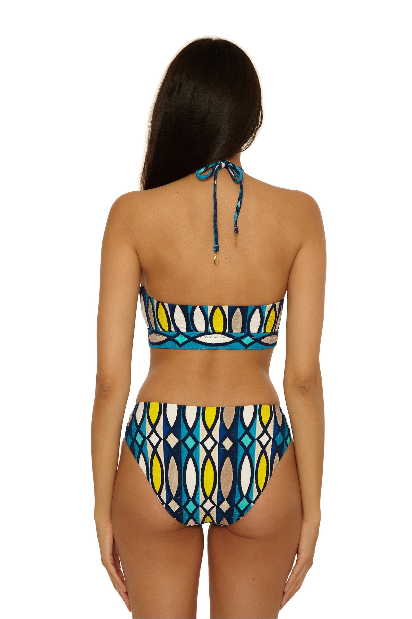 Banded Bandeau Swim Top - Paros