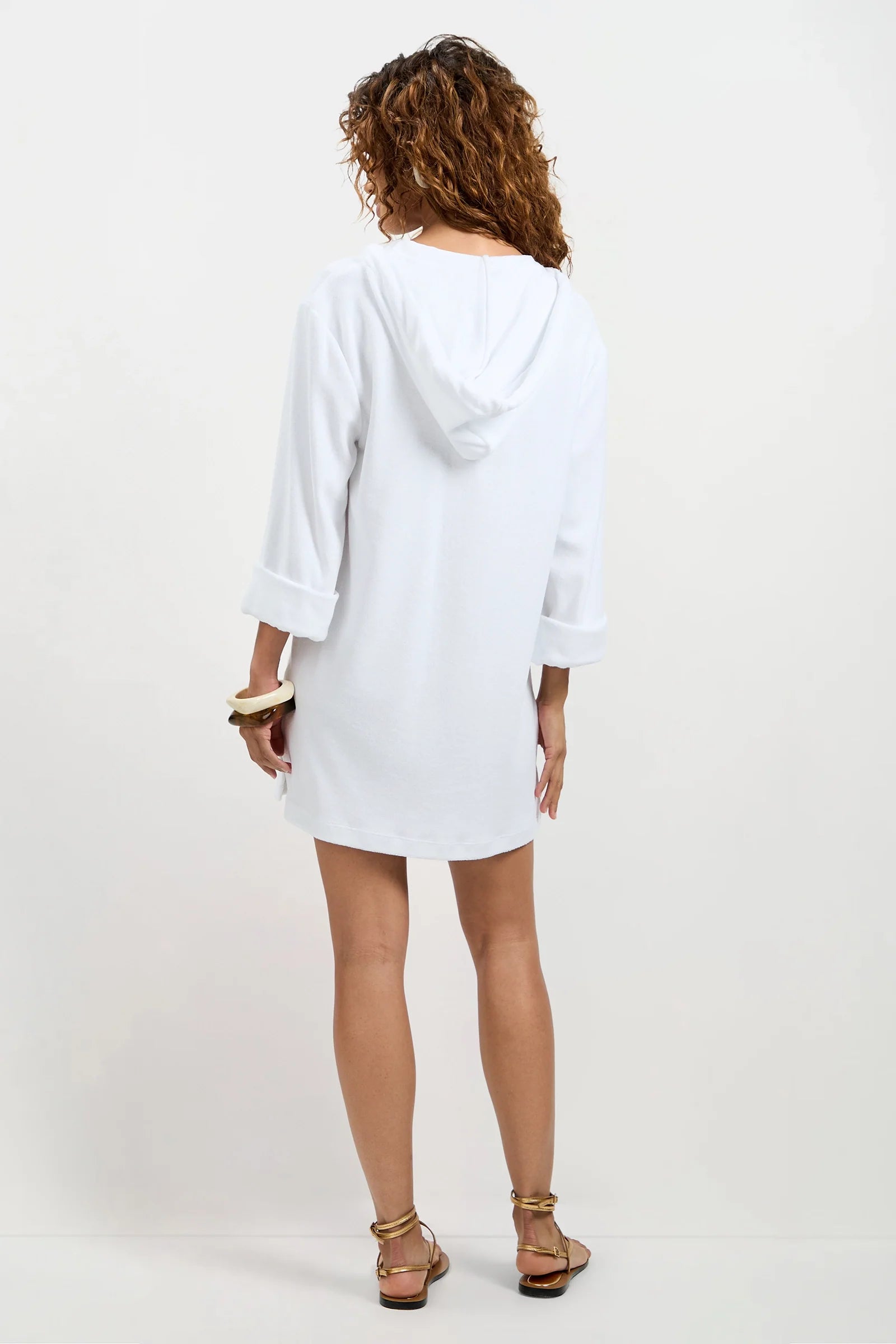 Poolside 3/4-Sleeve Hoodie - Poolside Terry