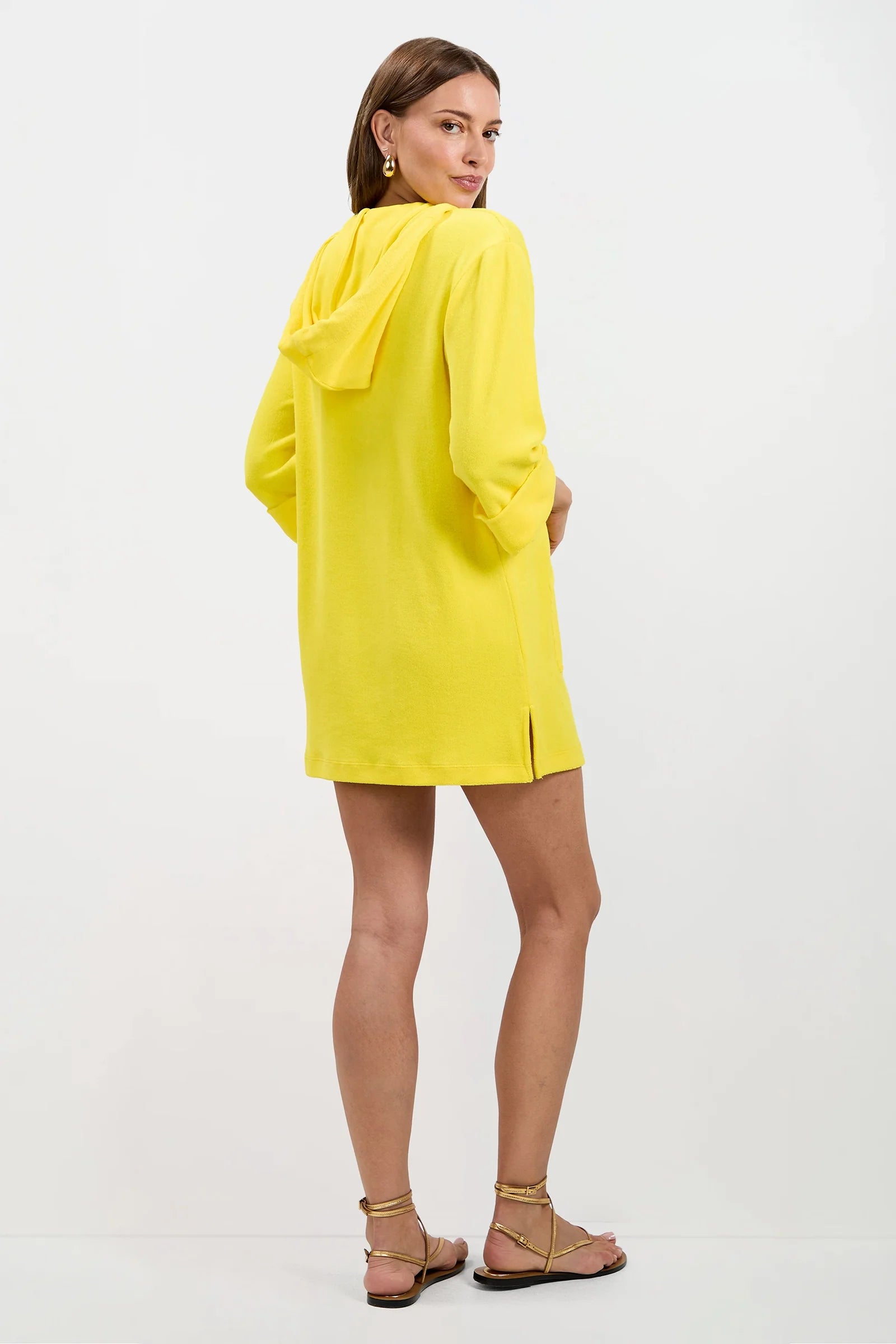Poolside 3/4-Sleeve Hoodie - Poolside Terry