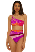 One Shoulder Swim Top - Rhodes