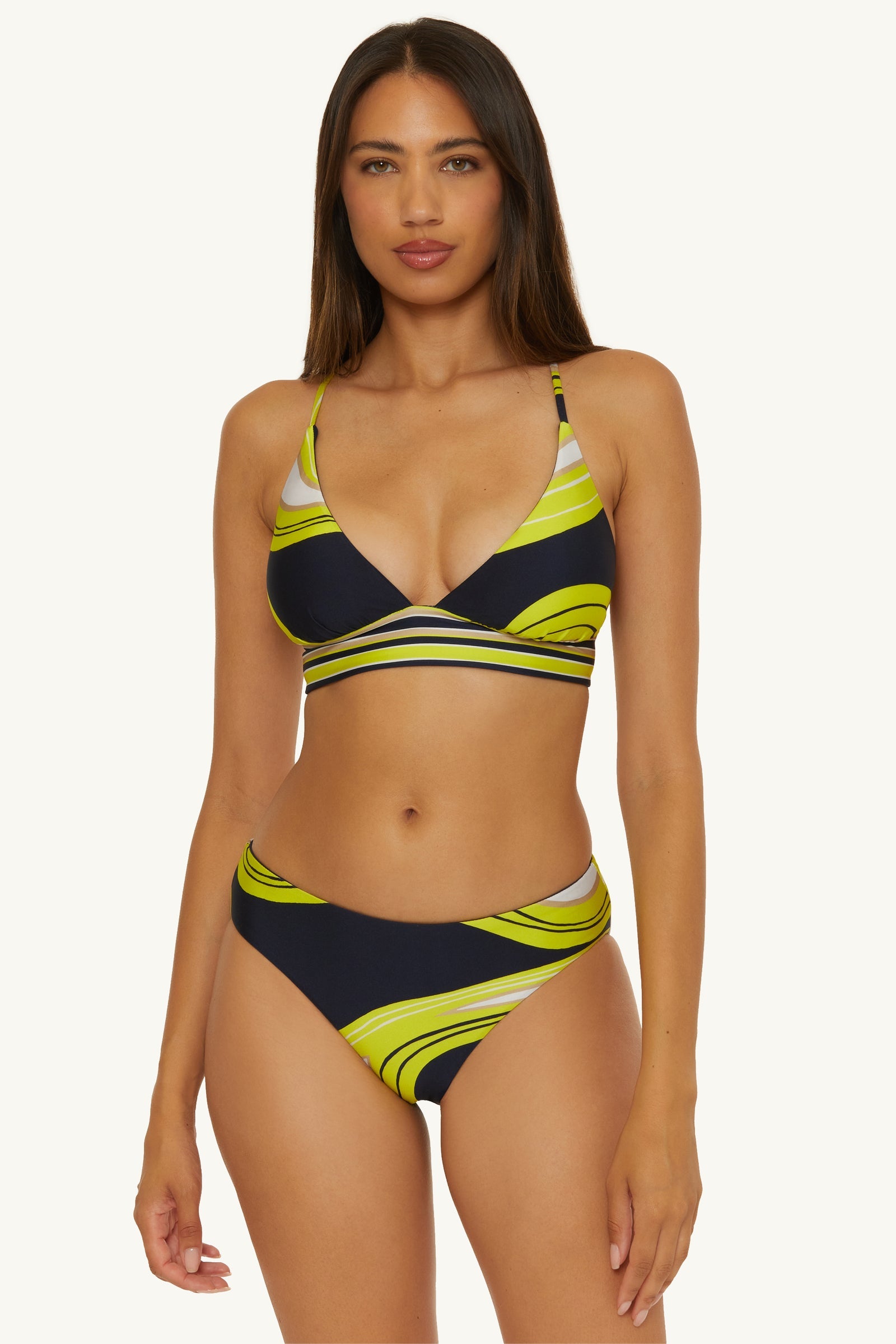 Reversible Hipster Swim Bottom - Serena Swirl