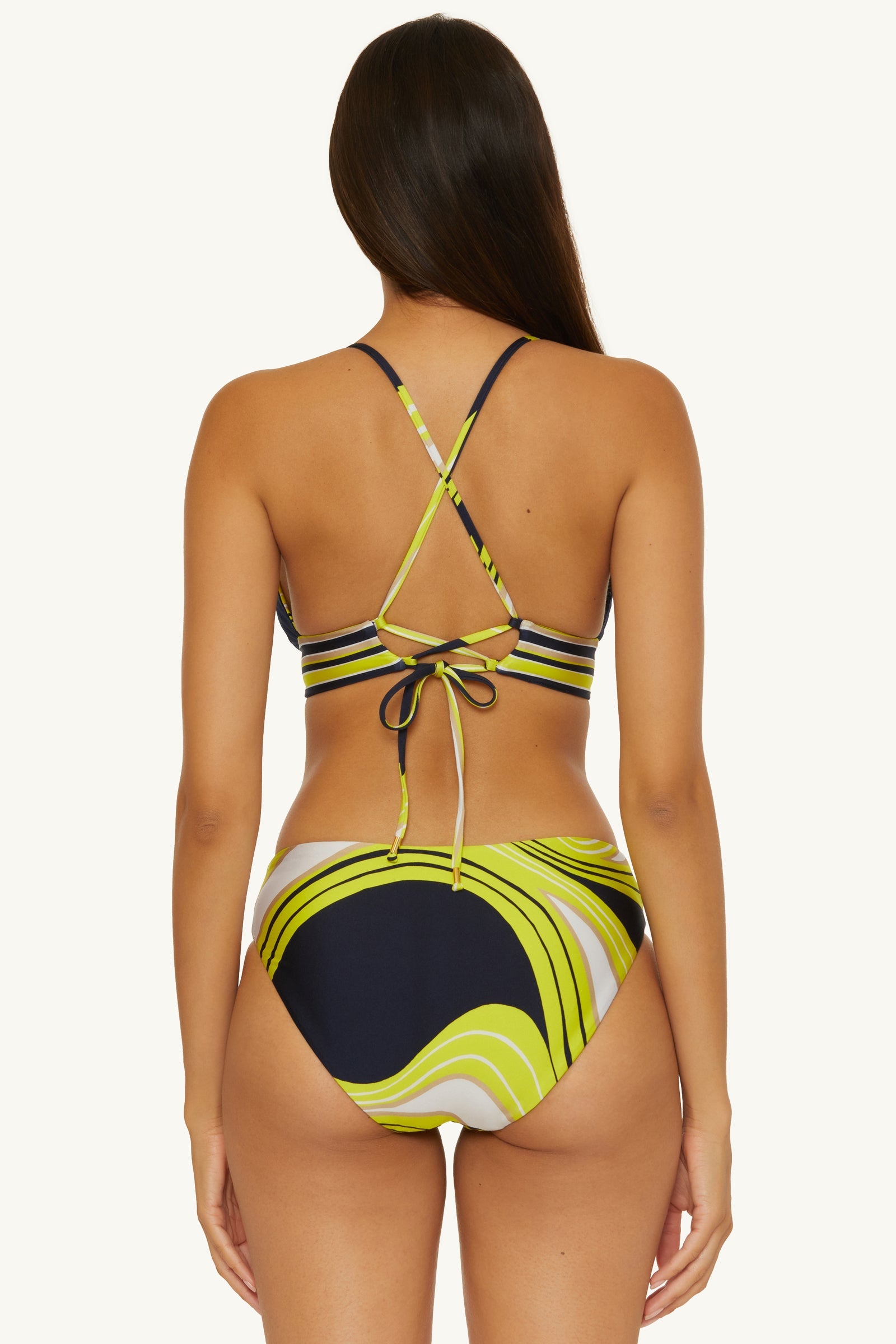 Reversible Hipster Swim Bottom - Serena Swirl