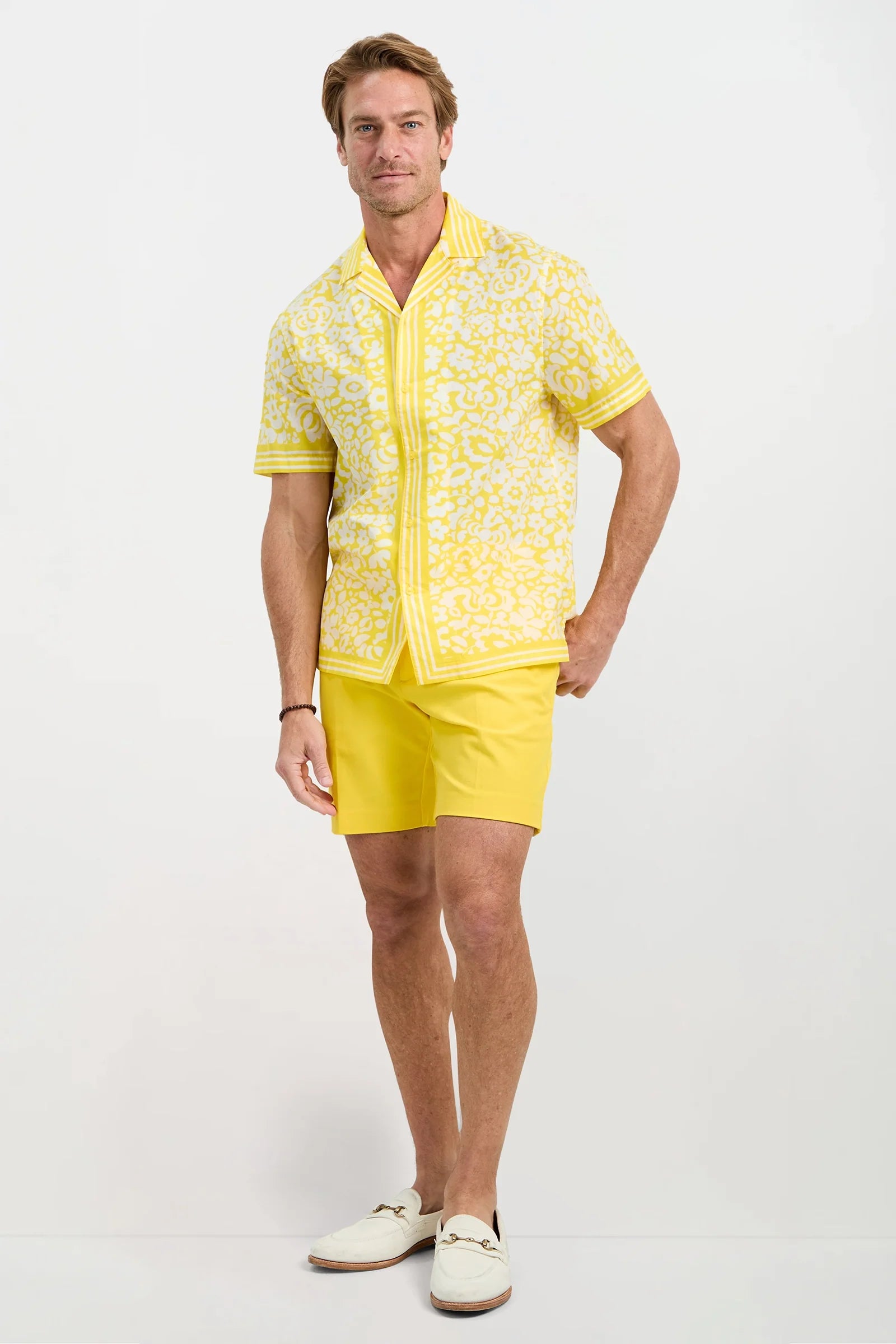 Josue Short-Sleeve Shirt - Poolside Gossip