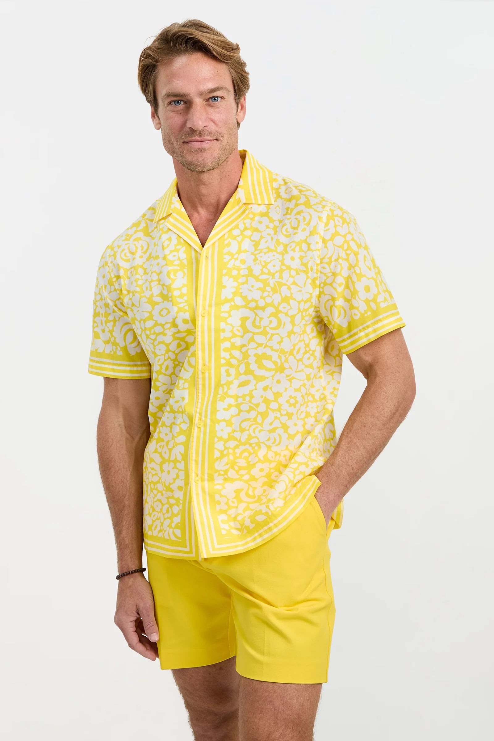 Josue Short-Sleeve Shirt - Poolside Gossip
