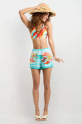 Swim Cover-Up Short - Cyclades