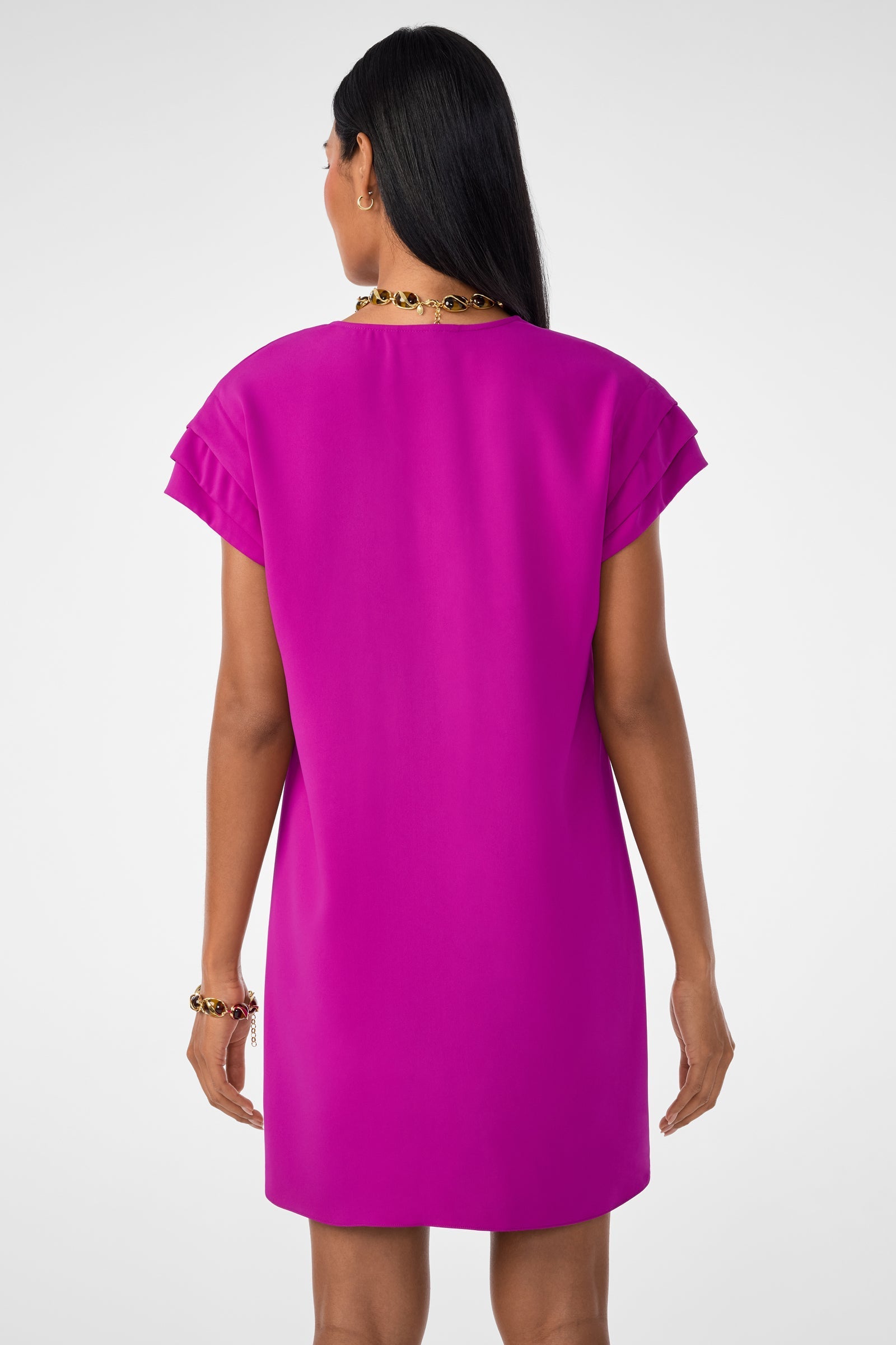 Sadora Short-Sleeve Dress