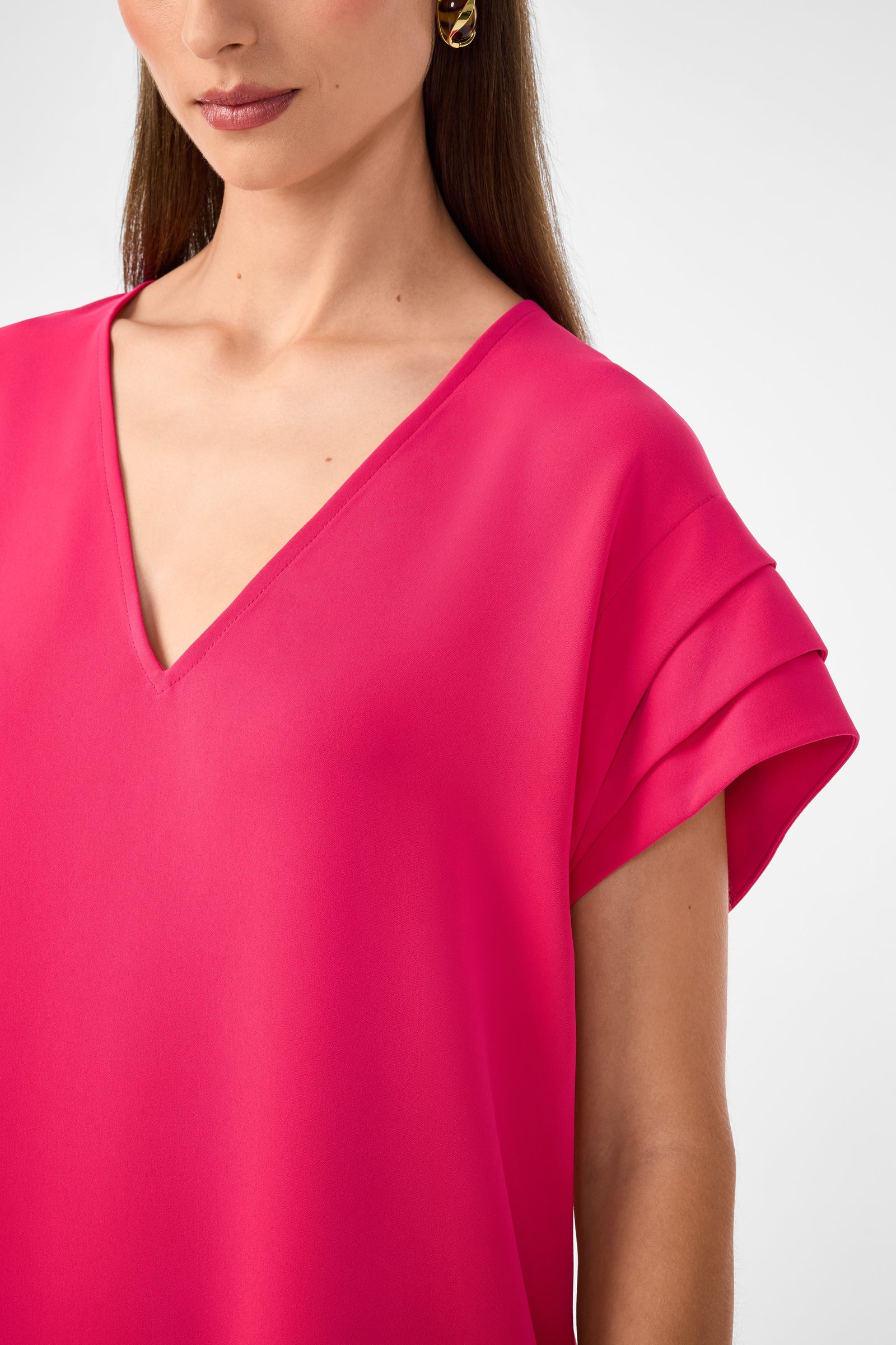 Sadora Short-Sleeve Dress