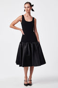 Sina Drop Waist Midi Dress