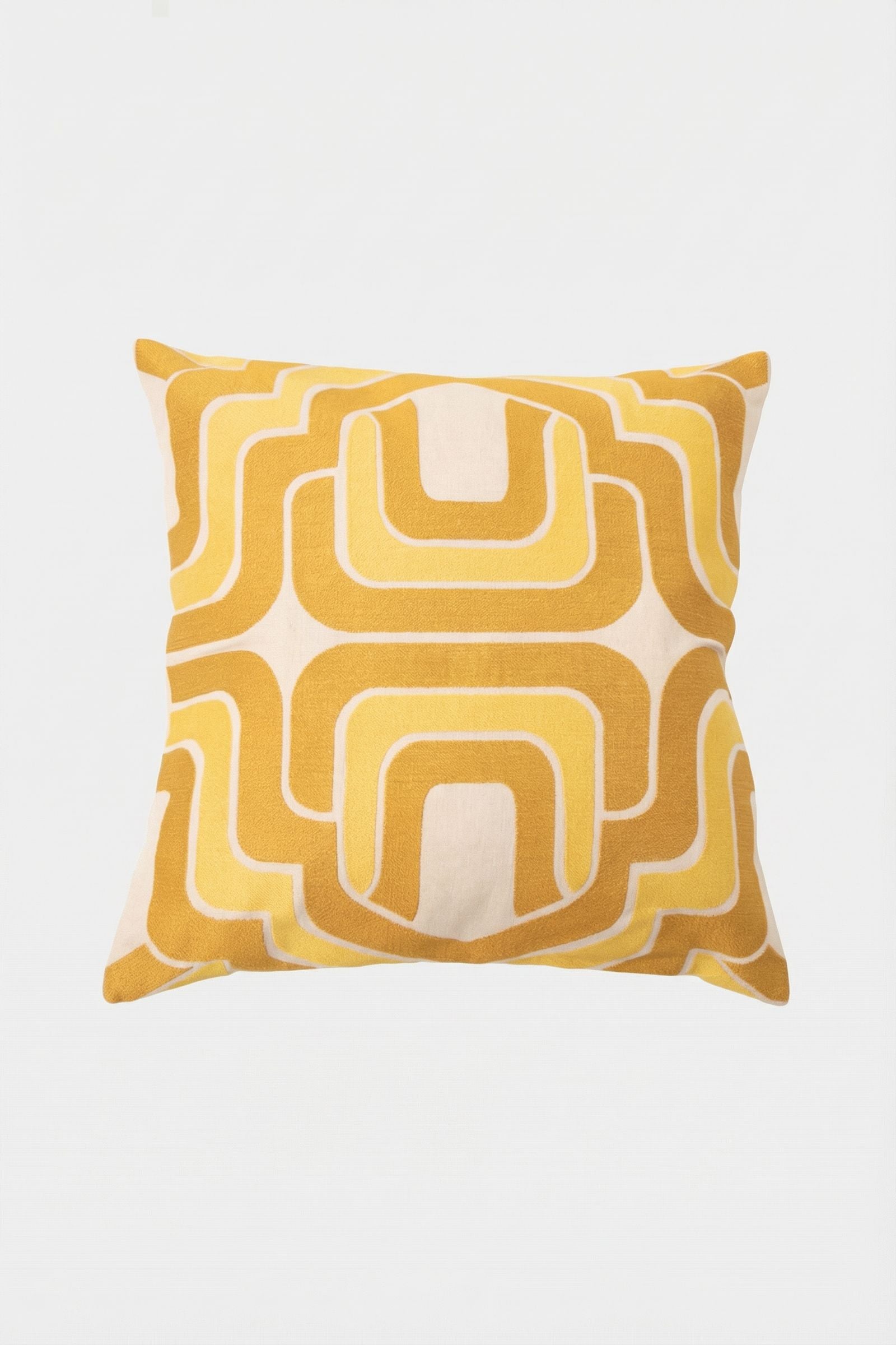 Ogee Amber Embroidered Square Pillow