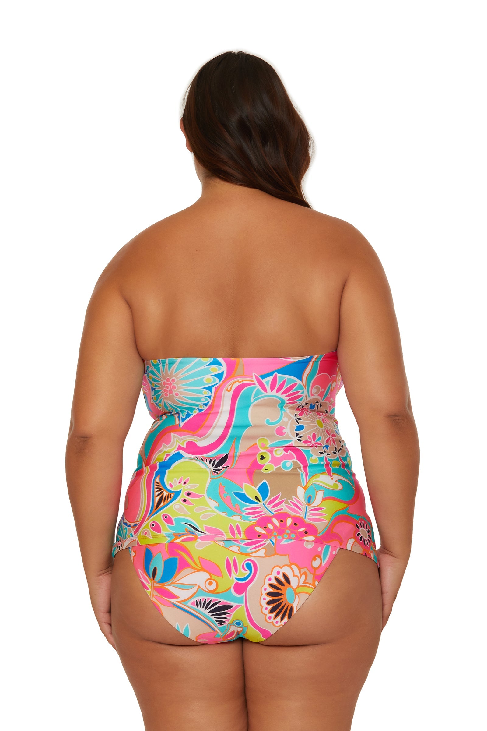 Banded Tankini Swim Top - Venus