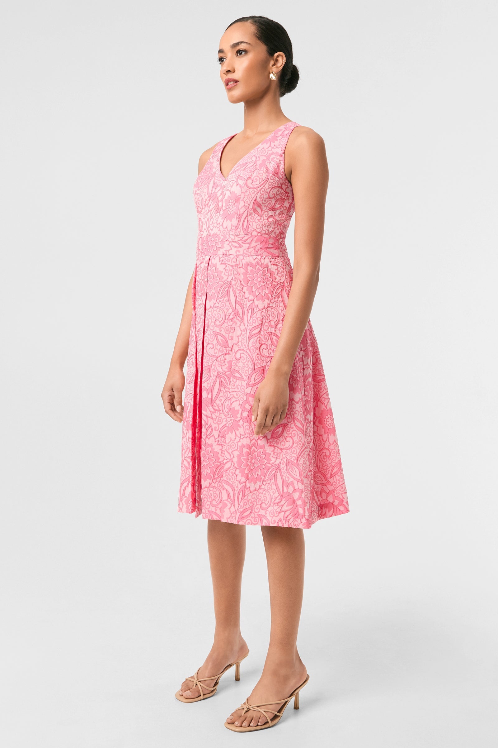 Jayme Sleeveless Dress - Jolie Jacquard