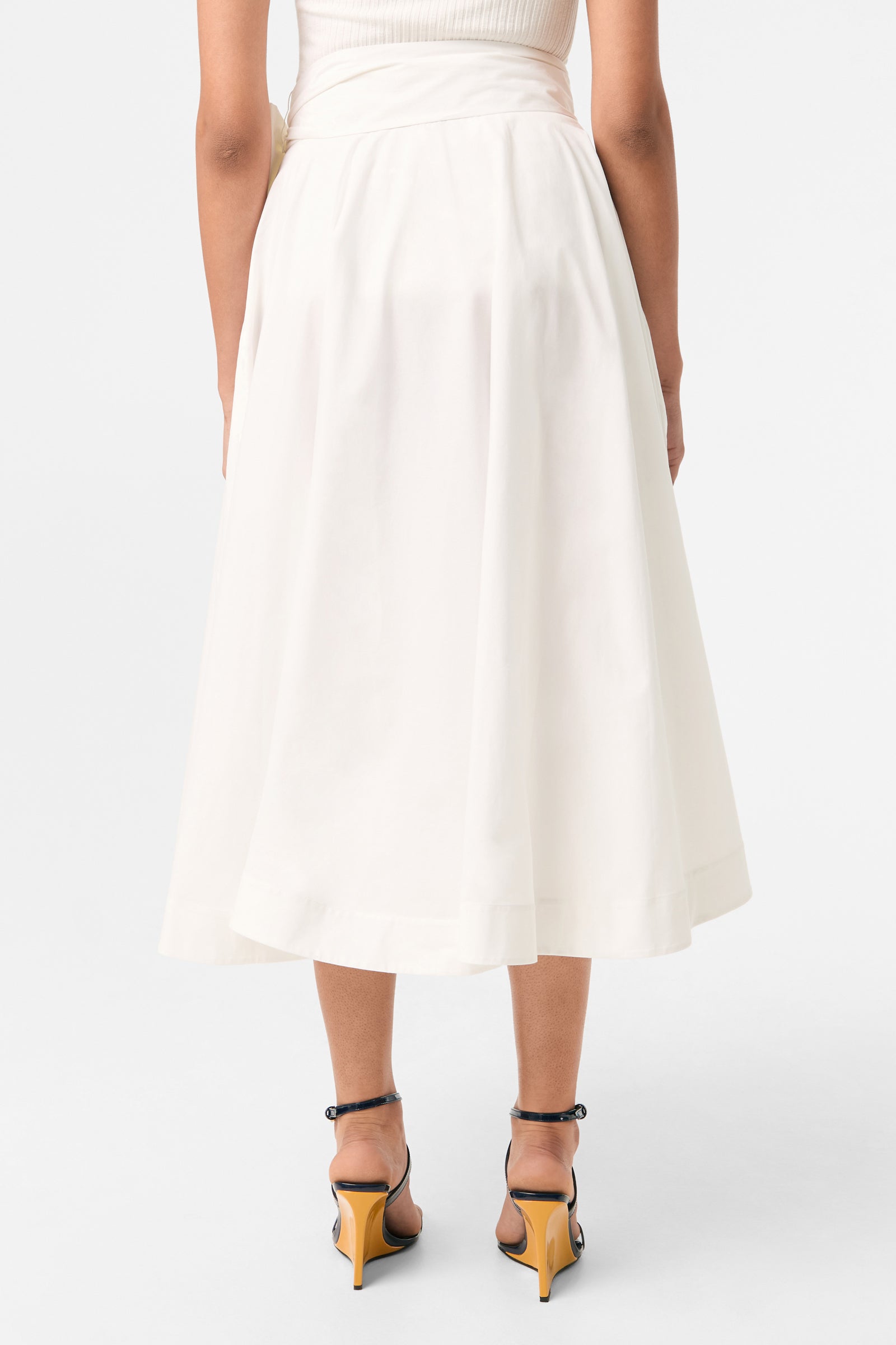 Amano Bow-Tie Midi Skirt