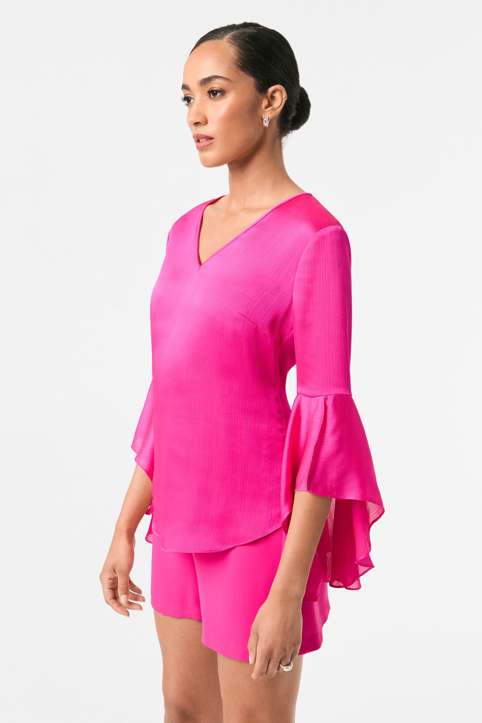 Yuki Flounce-Sleeve Top