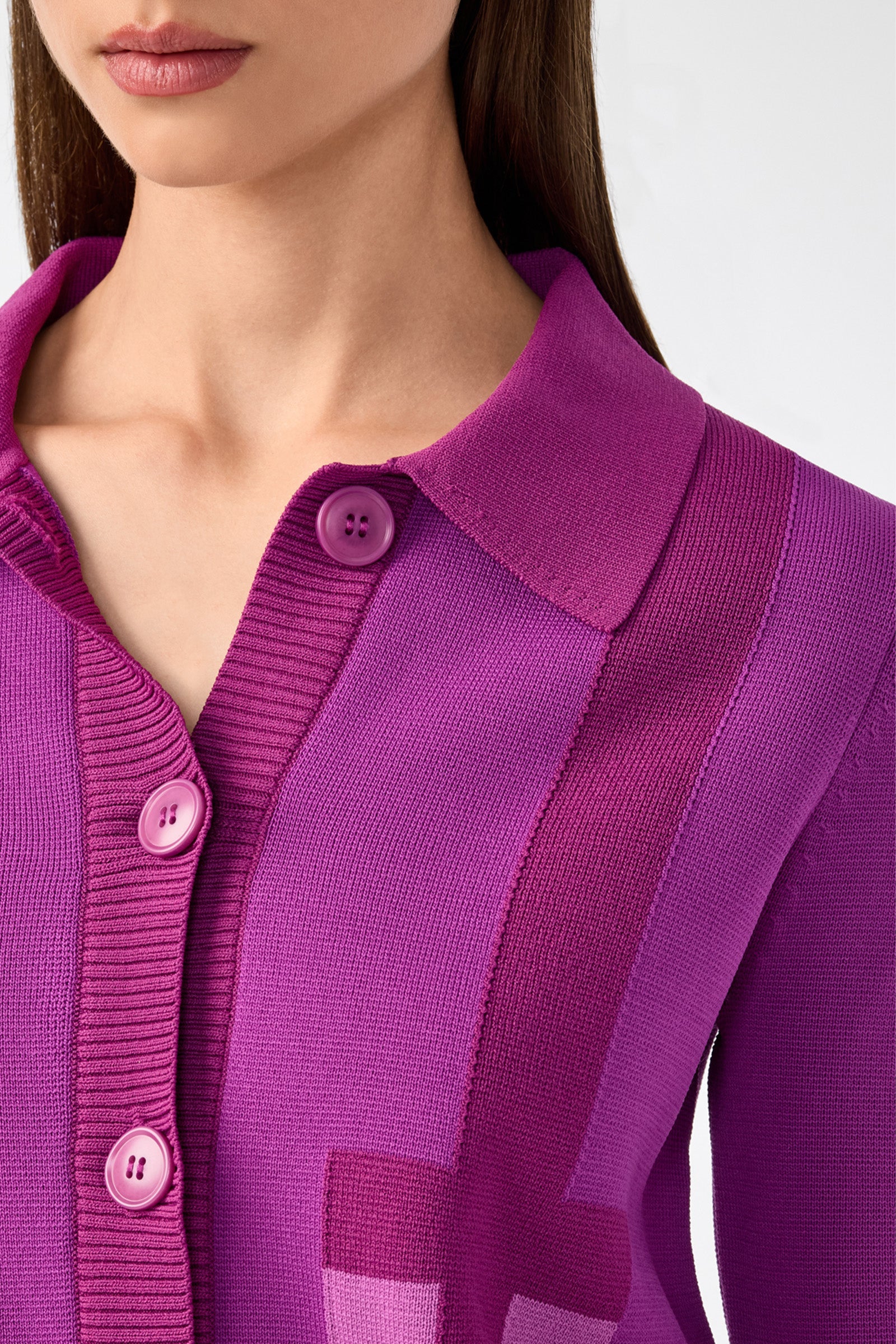 Gaia Trompe L'Oeil Knit Cardigan