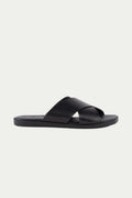 Chai Sandal - Black Leather