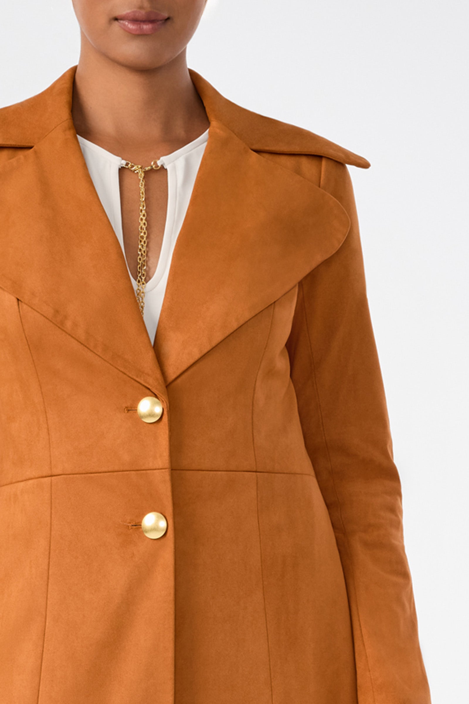 Starflower Suede Coat